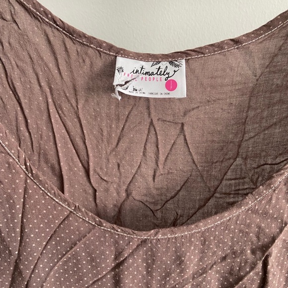 FP brown & black voile trapeze slip - Picture 3 of 3